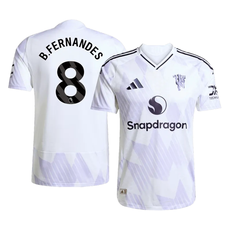 B.FERNANDES #8 Manchester United Away Premium Soccer Jersey 2025/26