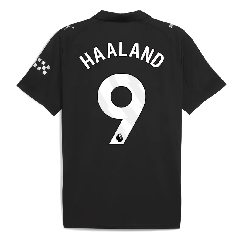 HAALAND #9 Manchester City Away Soccer Jersey 2025/26