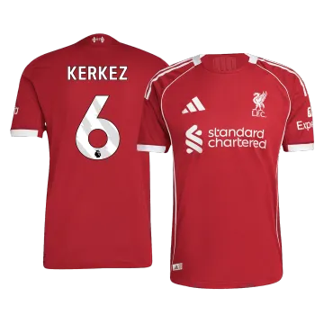 KERKEZ #6 Liverpool nach Hause authentische Fußballtrikot 2025/26