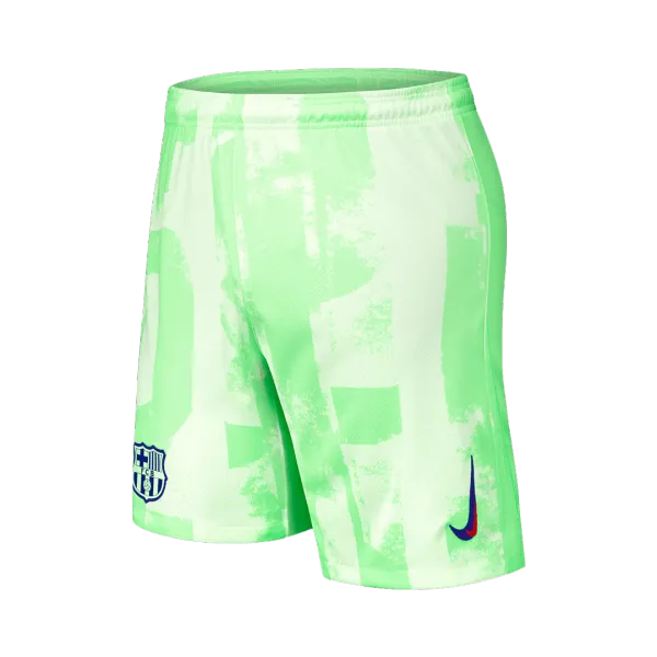 2024/25 Barcelona Third Soccer Shorts - A-Grade Quality Detail View