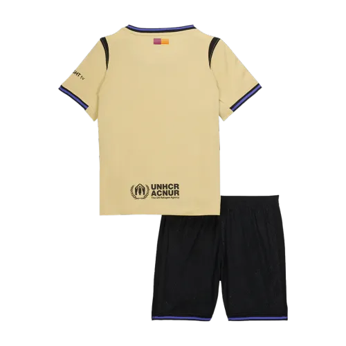 Camisetas de fútbol para niños Barcelona Away Kit 2025/26