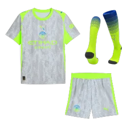 US29.99 - Manchester City Third Away Jerseys Full Kit 2025/26