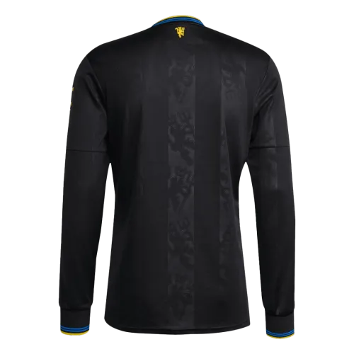 Camisola de futebol de manga comprida do Manchester United Third Away 2025/26