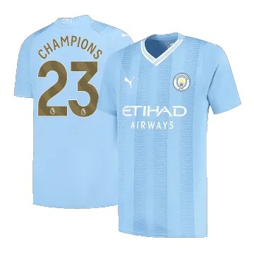 CHAMPIONS #23 Manchester City Home Jersey 2023/24