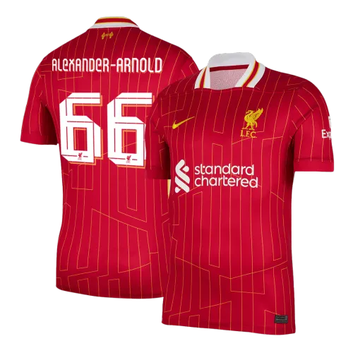 ALEXANDER-ARNOLD #66 Liverpool Home Men's Soccer Jersey 2024 - UCL
