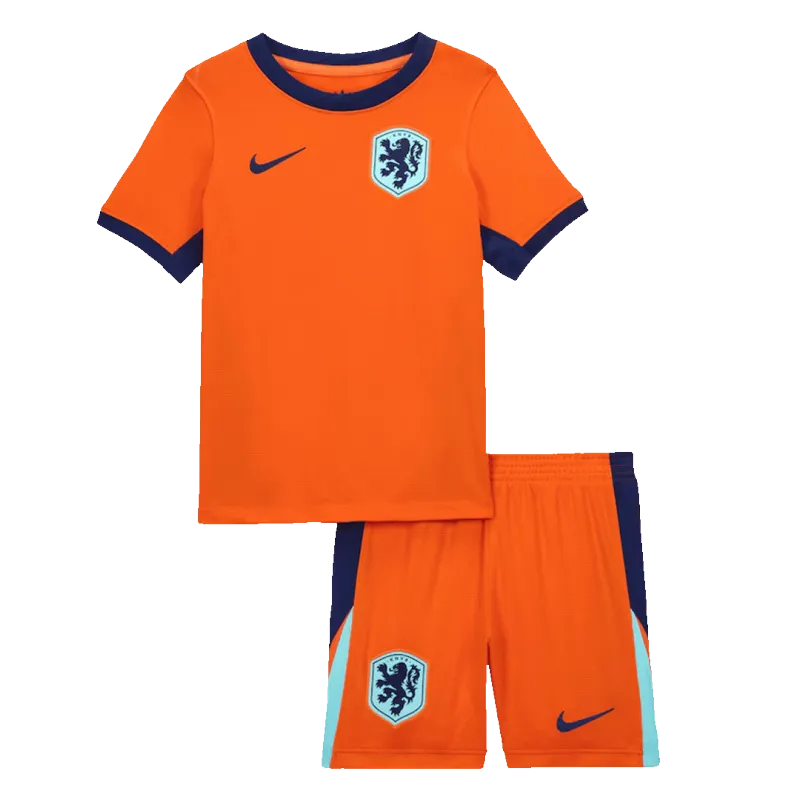 Camisolas de futebol para crianças da Holanda EURO 2024