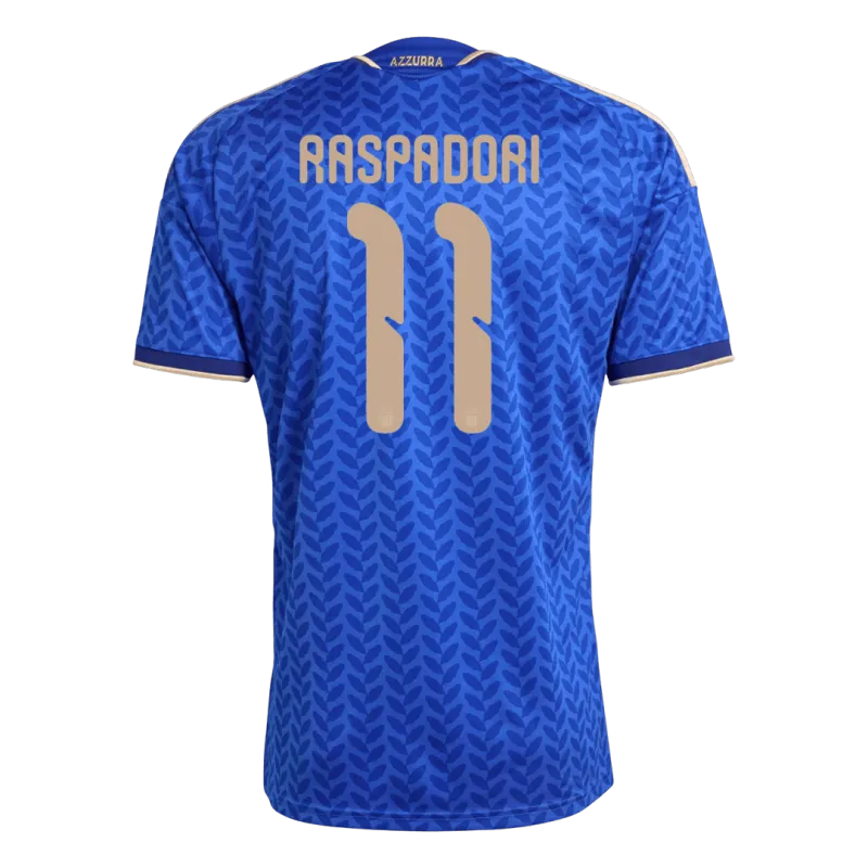 RASPADORI #11 Italy Home Soccer Jersey World Cup 2026