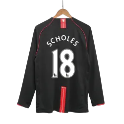 Vintage Soccer Jersey Retro SCHOLES #18 Manchester United Away Long Sleeve 2007 - product photo Vintage Soccer Jersey Retro SCHOLES #18 Manchester United Away Long Sleeve 2007 product image