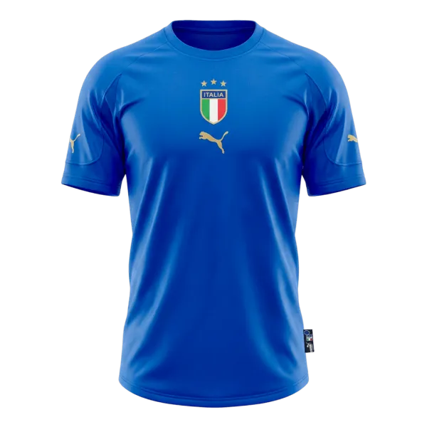Retro 2004 Italy Home Jersey - A-Grade Quality Detail View