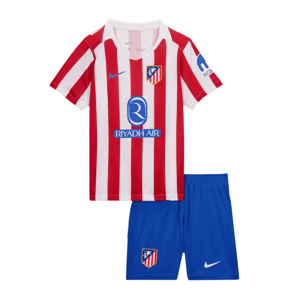 Atlético Madrid thuisshirt jeugd 25/26 – A-kwaliteit – Detailweergave