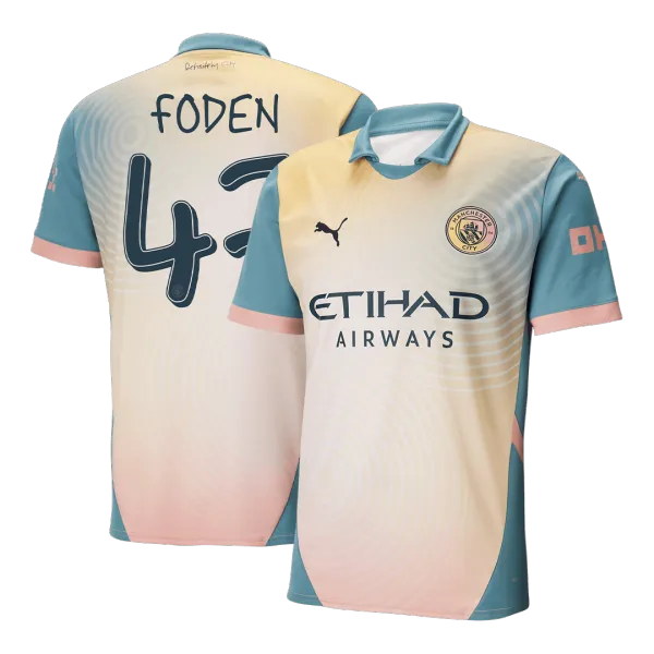 FODEN #47 Manchester City kit - A-Grade Quality Detail View