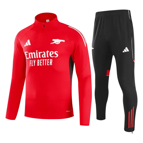 Arsenal 1/4 Zip Trainingsanzug 2025/26 Rot