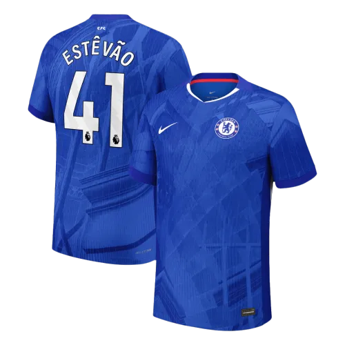 ESTEVAO #41 Chelsea Home Authentic Soccer Jersey 2025/26