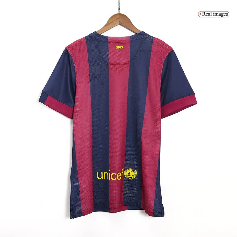 Vintage Soccer Jersey Retro Barcelona Home 2014/15