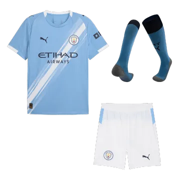 Manchester City thuisshirts volledige outfit 2025/26