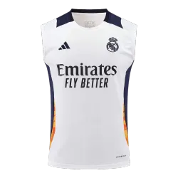 Real Madrid Pre-Match Sleeveless Top 2024/25 White - product photo Real Madrid Pre-Match Sleeveless Top 2024/25 White product image