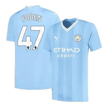 FODEN #47 Manchester City Home Men's Jersey 2023/24
