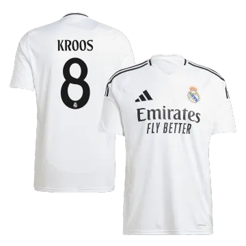 KROOS #8 Real Madrid Home Men's Soccer Jersey 2024/25