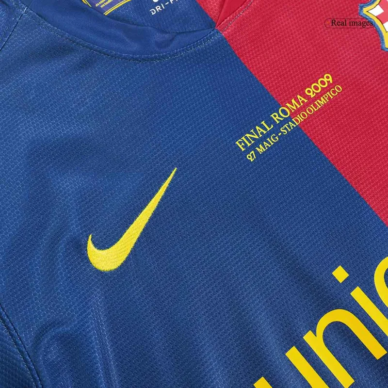 Vintage Soccer Jersey Retro MESSI #10 Barcelona Home 2008/09 UCL