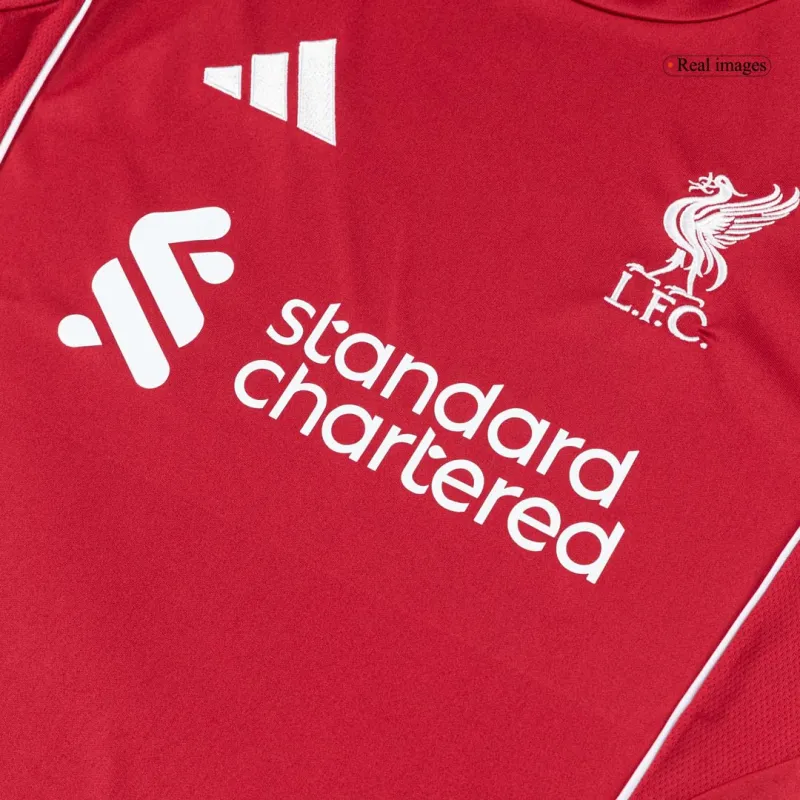 KERKEZ #6 Liverpool Home Soccer Jersey 2025/26