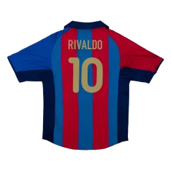 Vintage Soccer Jersey Retro RIVALDO #10 Barcelona Home 2001 - product photo Vintage Soccer Jersey Retro RIVALDO #10 Barcelona Home 2001 product image