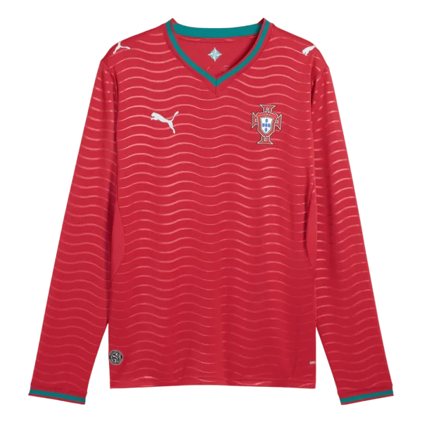 Maglia da casa del Portogallo 2026 a maniche lunghe - Qualità di prima scelta - Vista dettagliata