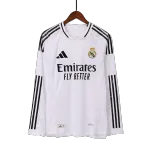 Authentic Real Madrid Home Long Sleeve Soccer Jersey 2024/25