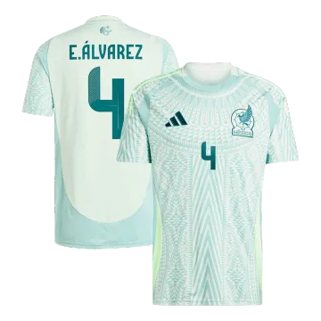 E.ÁLVAREZ #4 Mexico Away Men's Soccer Jersey Copa America 2024