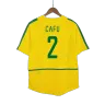 Vintage Fußball Trikot Retro CAFU #2 Brasilien Home 2002 World Cup
