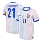 L.HERNANDEZ #21 France Away Soccer Jersey 2024