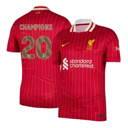 CHAMPIONS #20 Liverpool Home Soccer Jersey 2024/25 - product photo CHAMPIONS #20 Liverpool Home Soccer Jersey 2024/25 product image