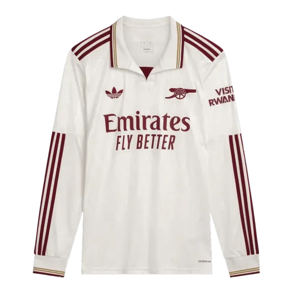 25/26 Arsenal Third Long Sleeve Jersey - A-Grade Quality Detail View