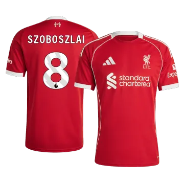 SZOBOSZLAI #8 Liverpool Heimtrikot 2025/26