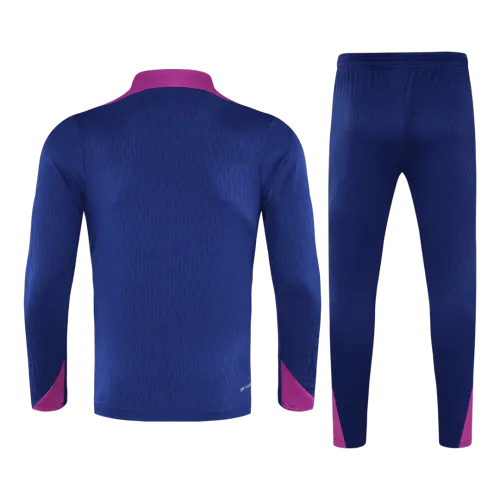 Barcelona 1/4 Zip Tracksuit 2025/26 Navy