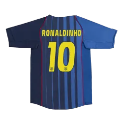 Vintage Soccer Jersey Retro RONALDINHO #10 Barcelona Away 2004 - product photo Vintage Soccer Jersey Retro RONALDINHO #10 Barcelona Away 2004 product image