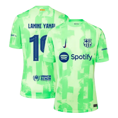 LAMINE YAMAL #19 Barcelona Third Away Men's Soccer Jersey 2024/25 - UCL