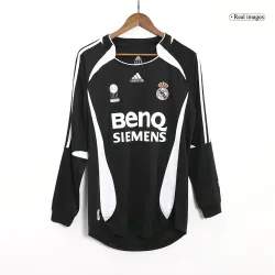 Vintage Soccer Jersey Retro Real Madrid Away Long Sleeve 2006/07 product image