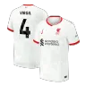 VIRGIL #4 Terceira camisola de futebol autêntica do Liverpool 2024/25