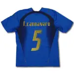 5 cannavaro Vintage Soccer Jersey Retro Italy Home 2006 World Cup