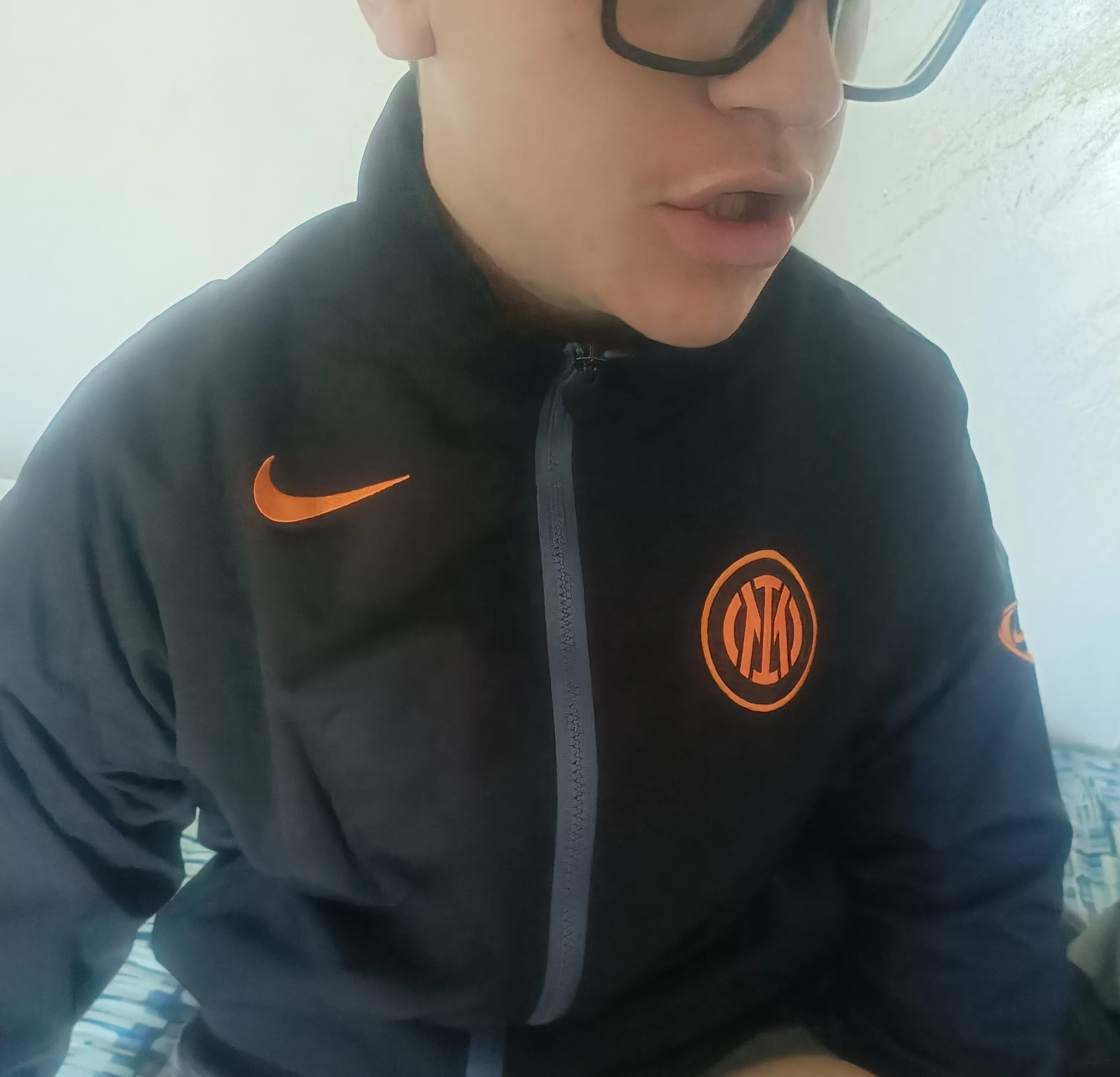 Inter Milan 2025/26 Windbreaker Black photo review