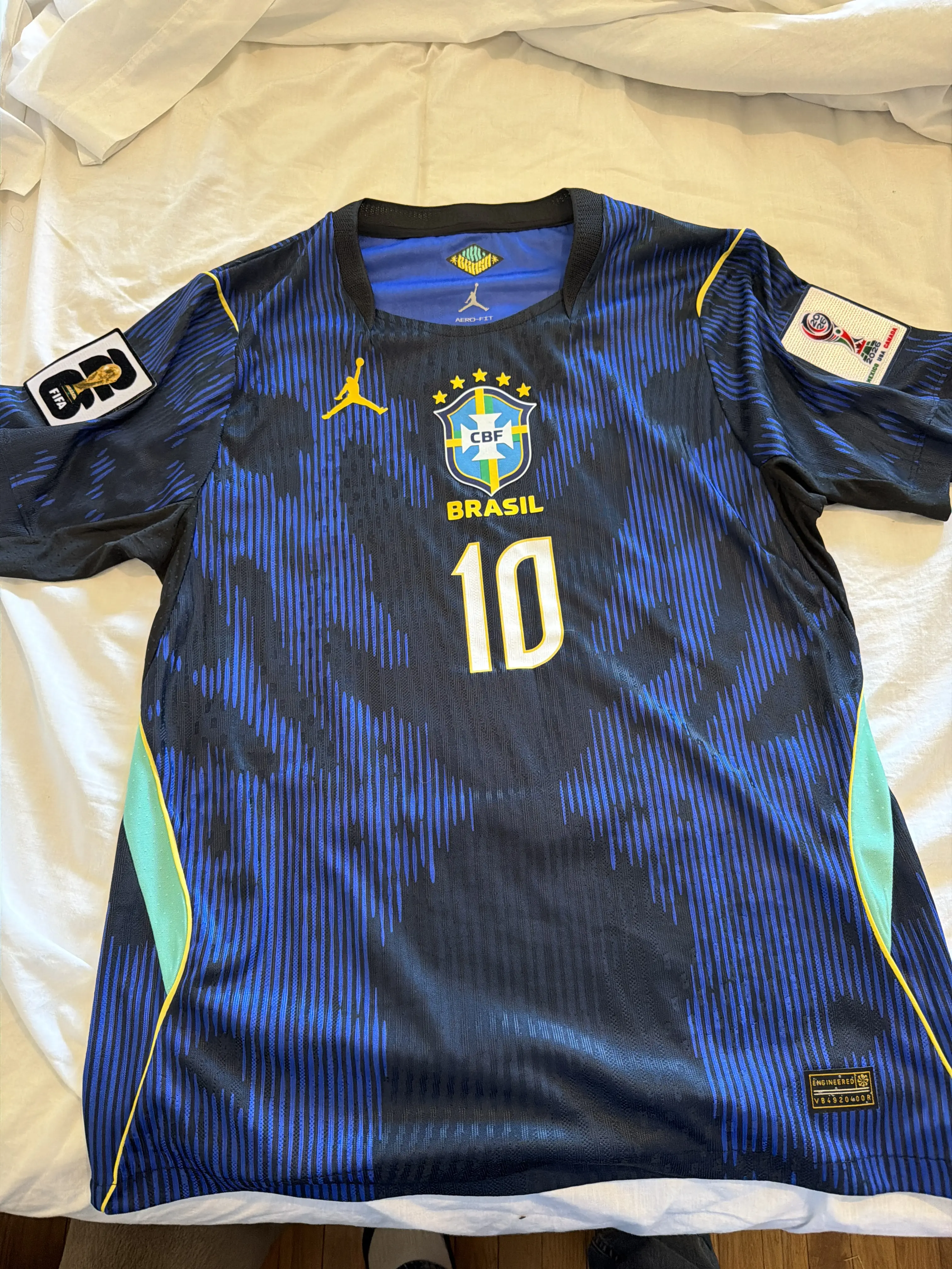 WK 2026 Brazilië Jersey Weg Speler Versie fotoreview