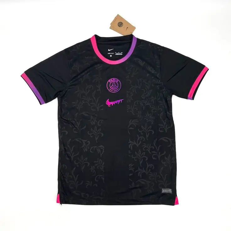 2024/25 Paris SG Shirt Special Edition Black & Purple foto recensione