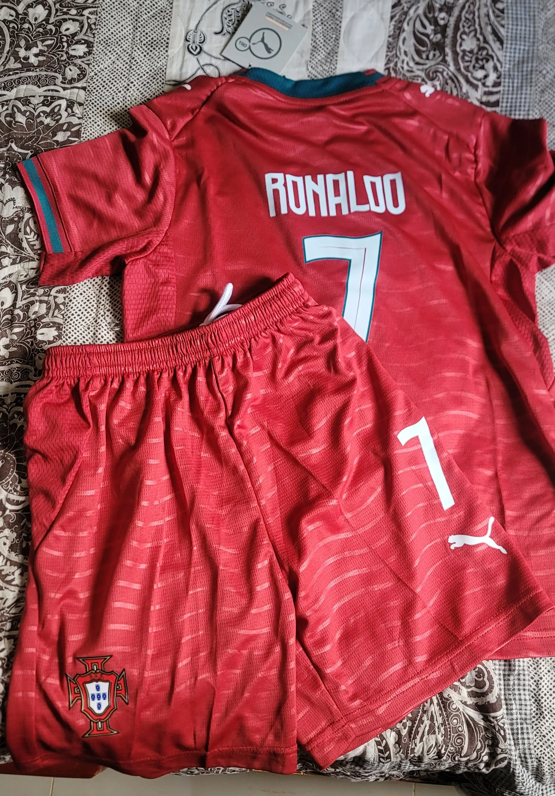Portugal 2026 Home Kids Kit Jersey photo review