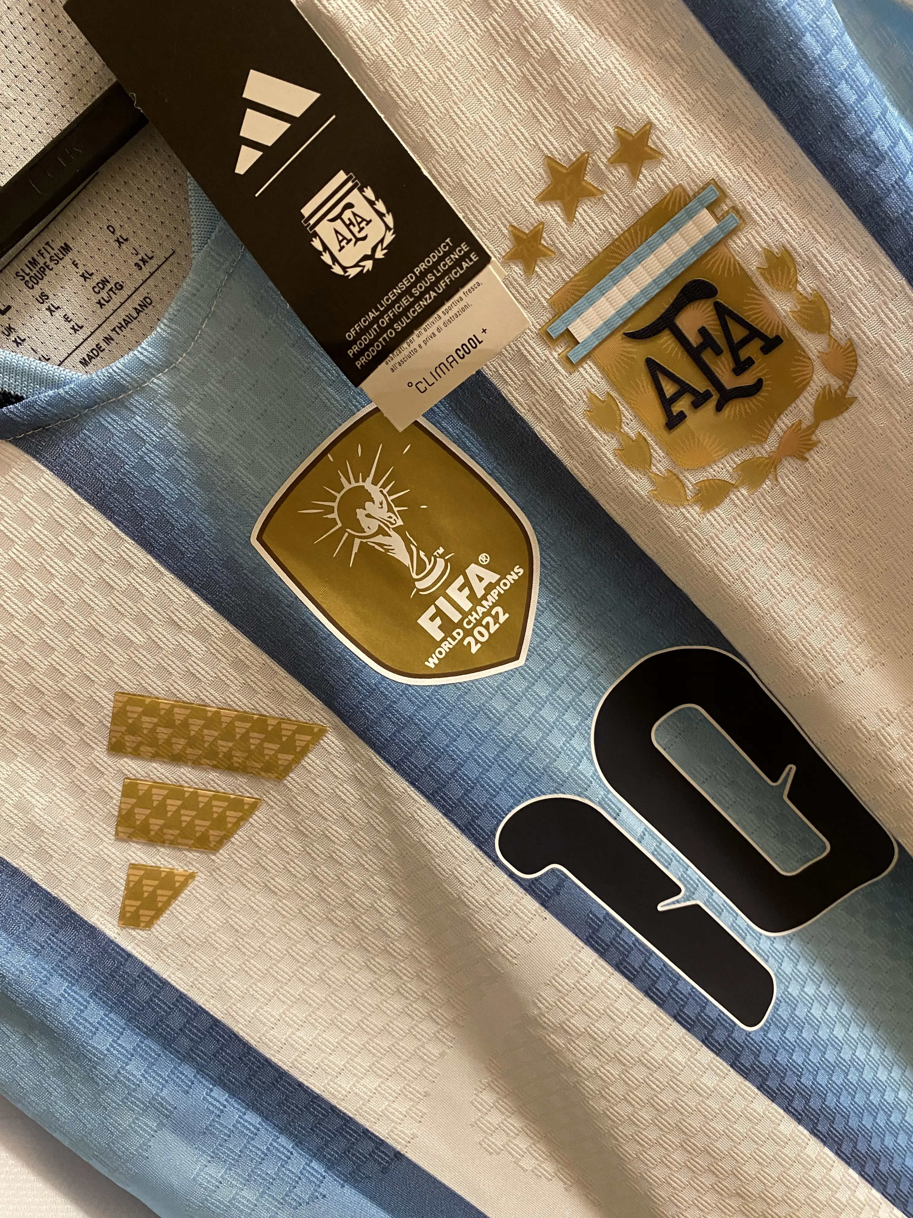 World Cup 2026 Argentina Player Version Jersey Home photo review