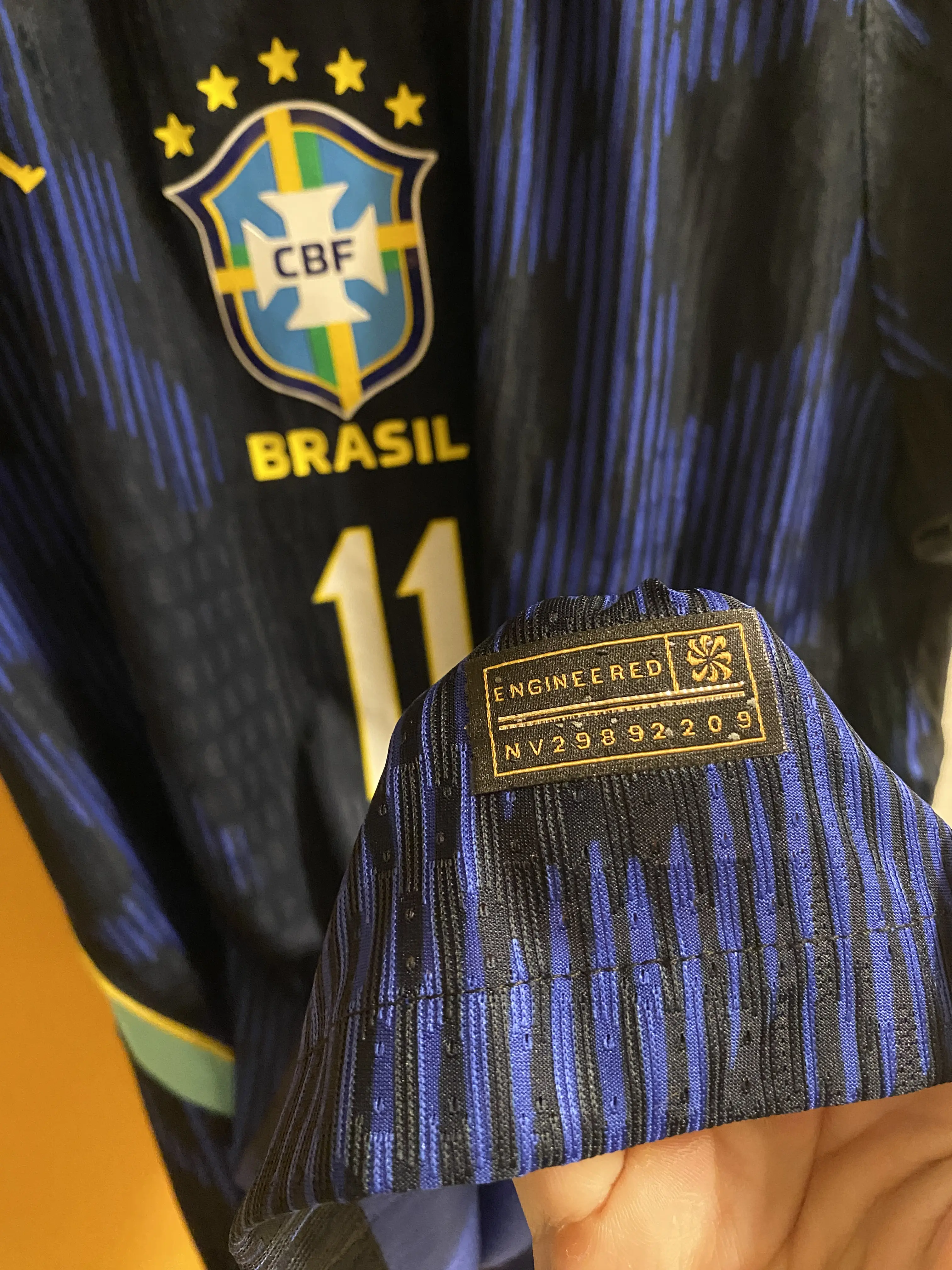 Coupe du Monde 2026 Brésil Jersey Away Player Version photo review