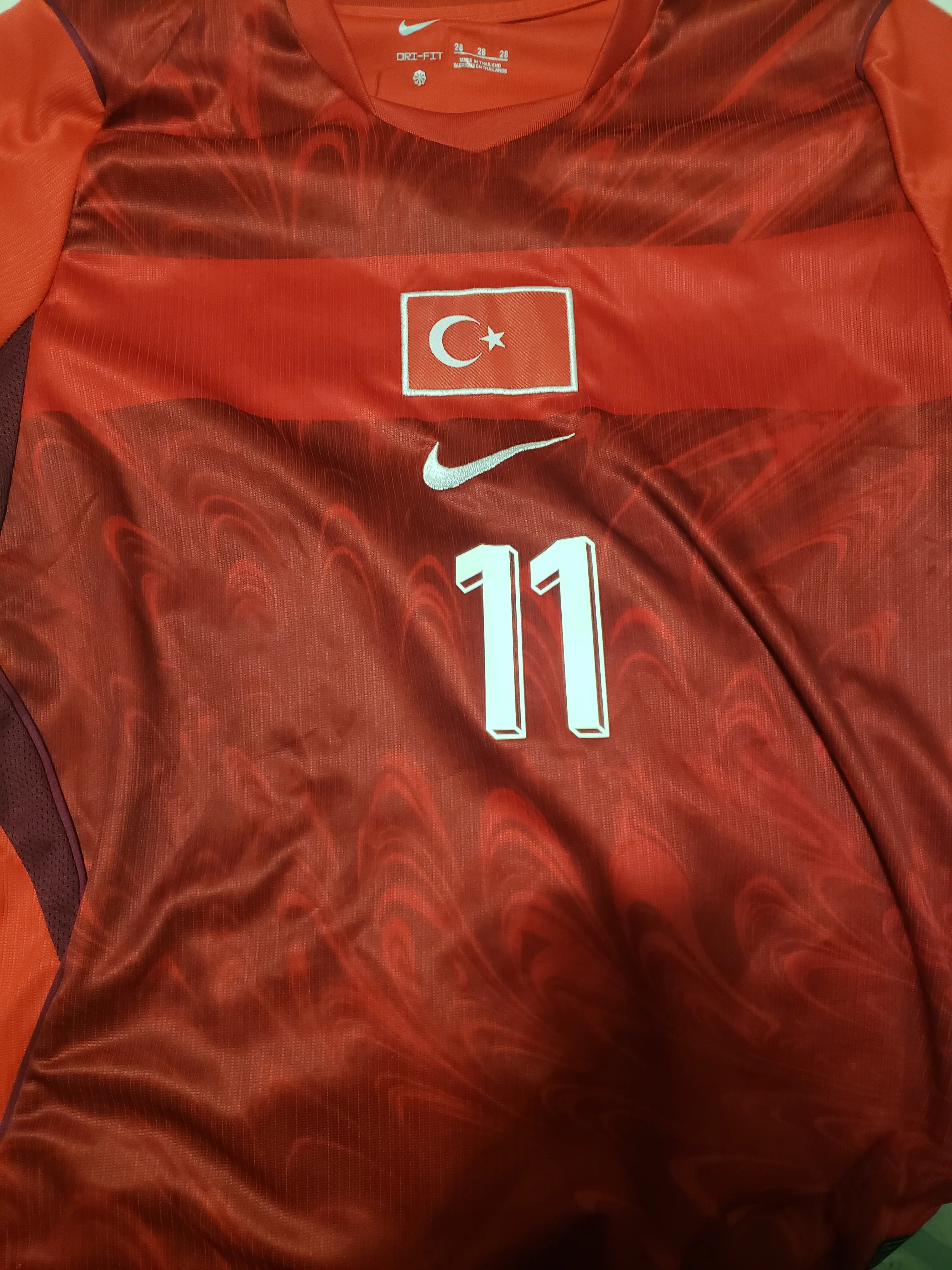 Fare clic per visualizzare lo schermo intero Turkey 2026 Away Kids Kit Jersey photo review
