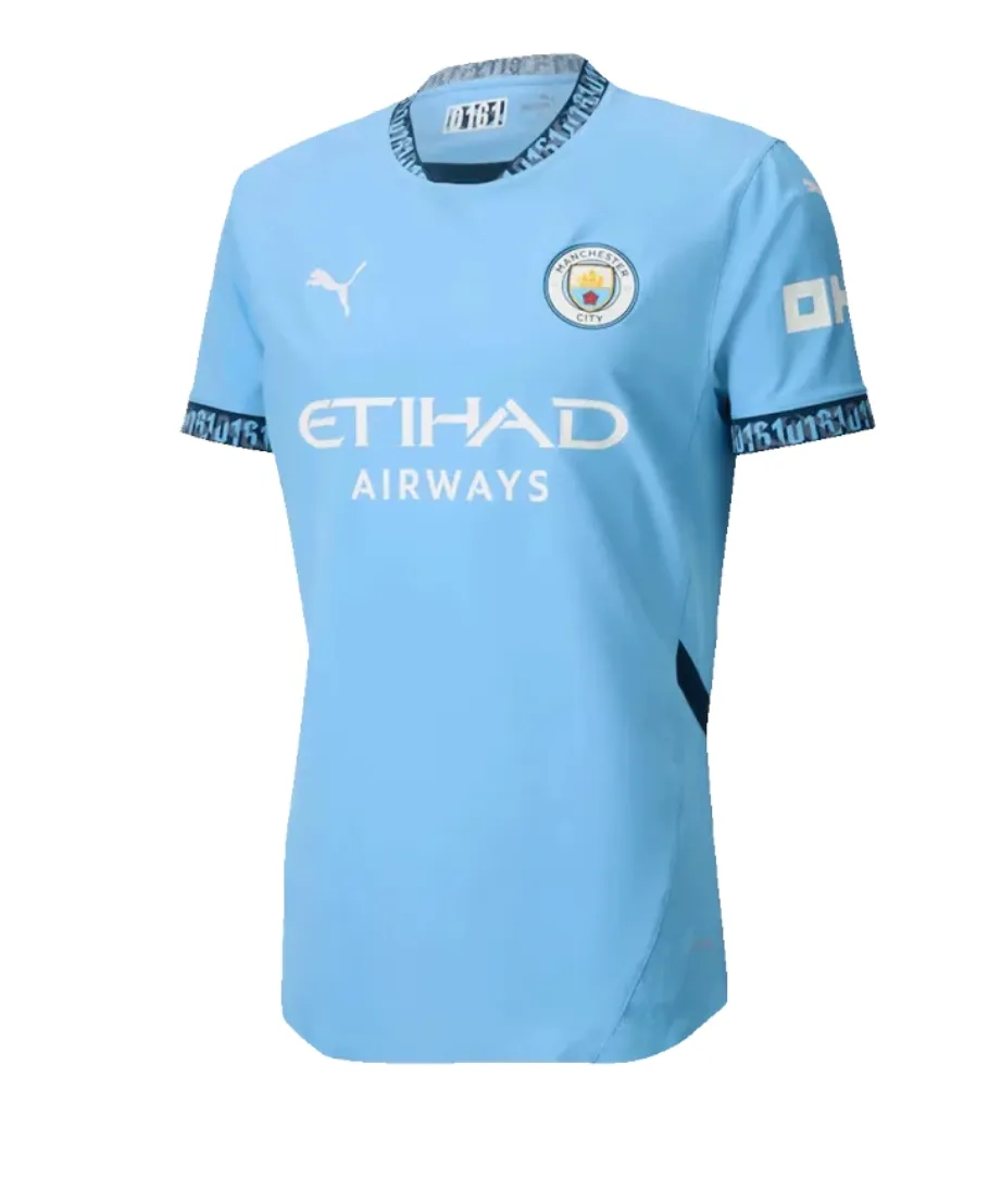 Haga clic para ver la pantalla completa 24/25 Manchester City Home Player Version Jersey photo review
