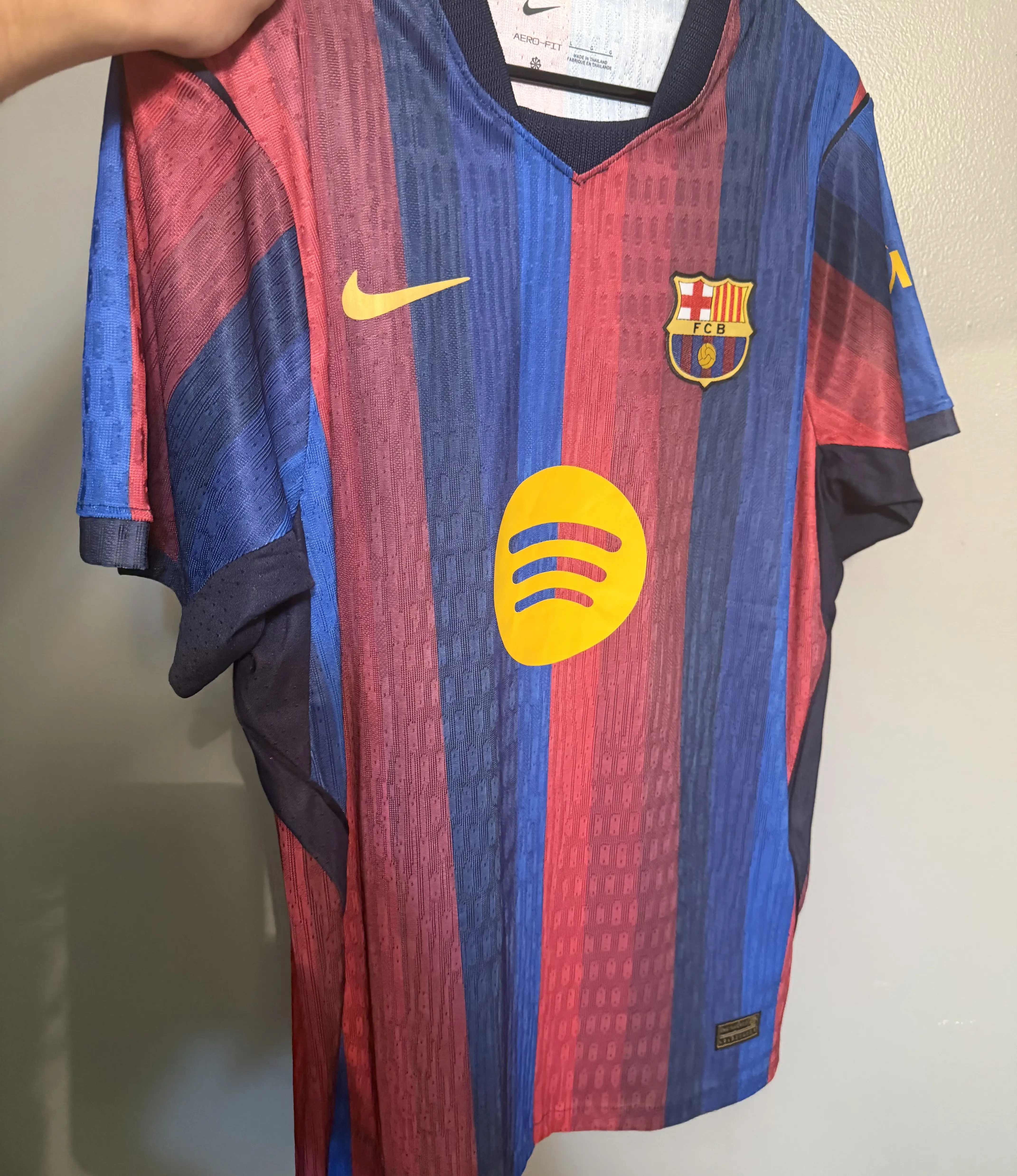 Fare clic per visualizzare lo schermo intero 2026/27 FC Barcelona Jersey Home Player Version photo review