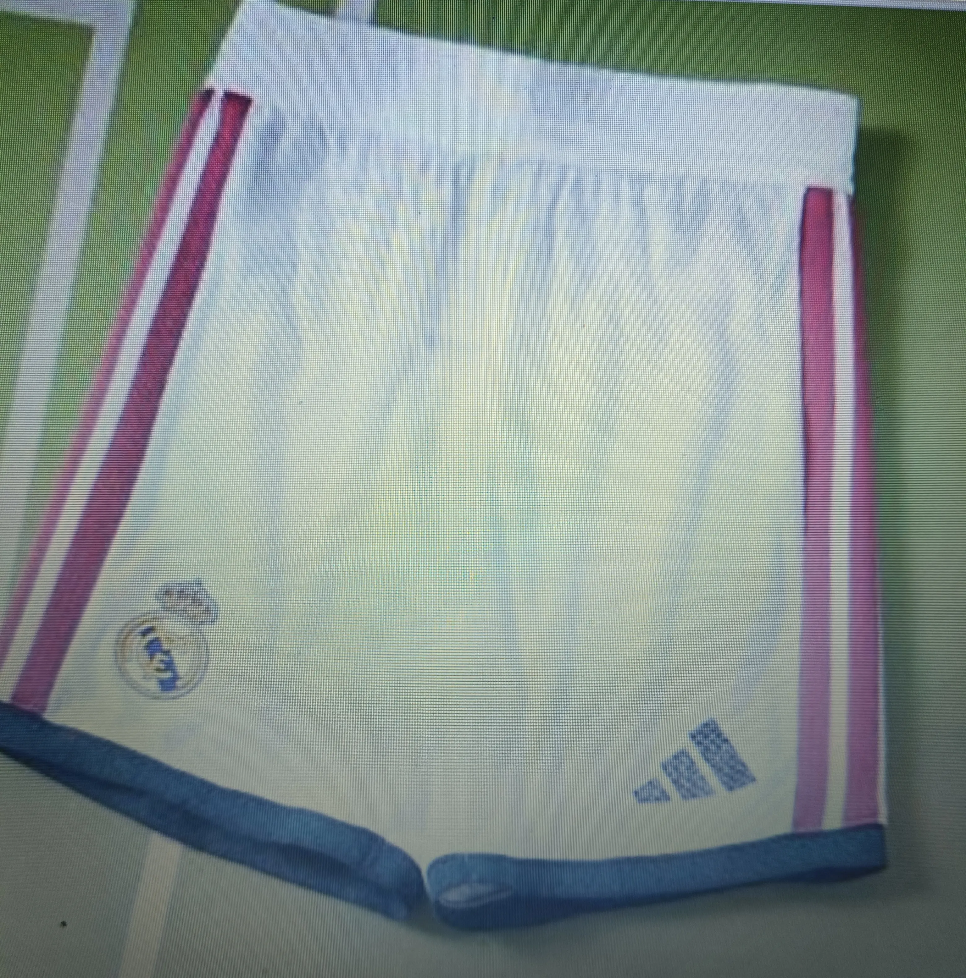 Click to view full screen 26/27 Real Madrid Home Shorts photo review