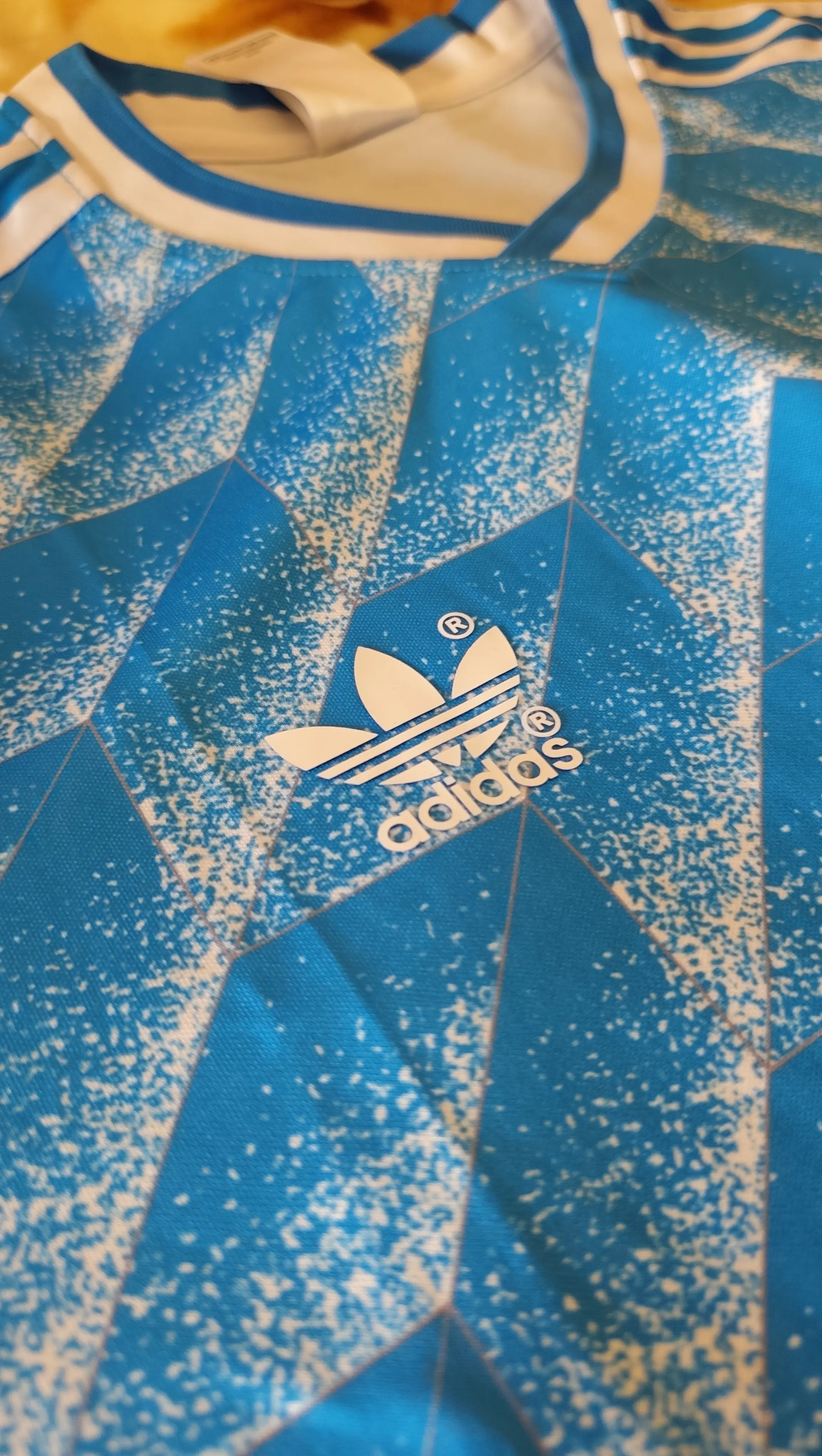 1988 Netherlands away Retro blue soccer jersey photo review